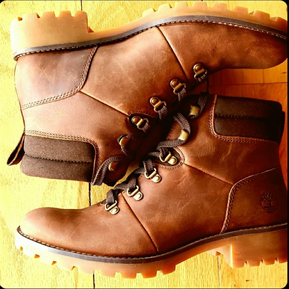 Timberland Ellendale Brown Leather Hiking Boots